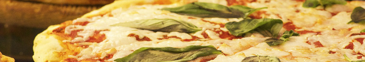Eating Pizza at Valley Pizza restaurant in Valley Cottage, NY.